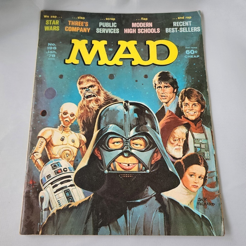MAD Magazine Star Wars Spoof Issue #196 Jan‎ 1978 Vintage Retro Collectible